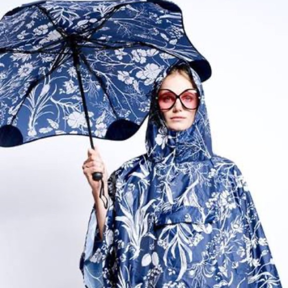 KAREN WALKER packable rain poncho NWT